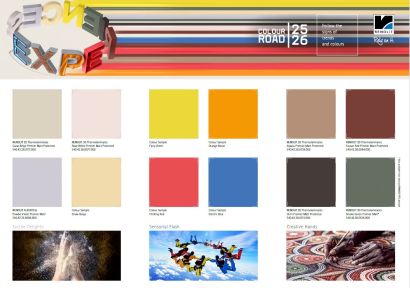 COLOUR ROAD MOODBOARDS 25/26 (set of 4) 